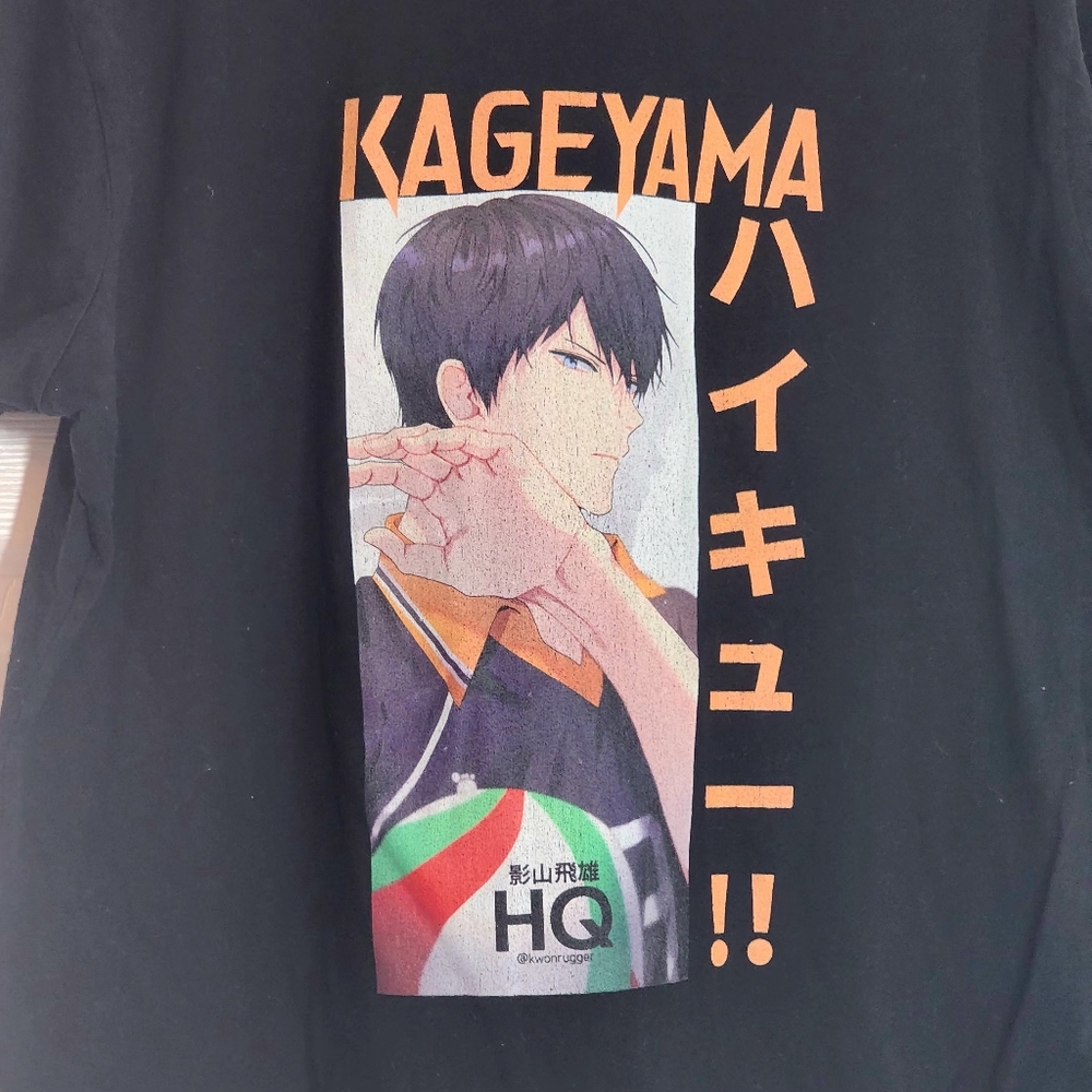 Hinata Shoyo Haikyuu T-Shirt Tobio Kageyama Anime Japanese Tee Shirt Volleyball